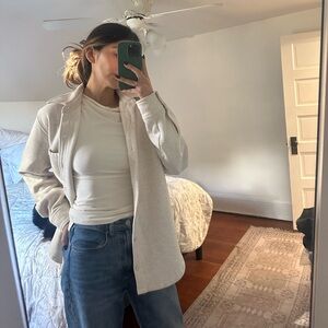 TNA Cream Cardigan Sweater